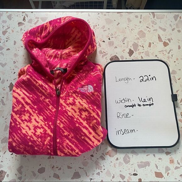 THE NORTH FACE Fleece Jacket Tie Dye Full Zip Hoodie - Picture 7 of 9